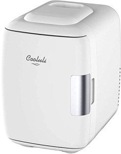 Cooluli Portable Mini Fridge for Drinks and Snacks