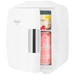 Cooluli Portable Mini Fridge for Drinks and Snacks