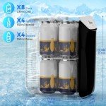 NXONE Mini Fridge - 8 Can Portable Cooler