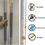 Miaowater 4-Piece Refrigerator Handle Covers - Grey