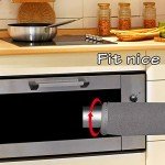 Miaowater 4-Piece Refrigerator Handle Covers - Grey