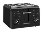Cuisinart 4-Slice Compact Plastic Toaster, Black