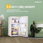 Retro 3.5 Cu.ft Compact Mini Fridge with Freezer