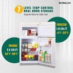 Retro 3.5 Cu.ft Compact Mini Fridge with Freezer