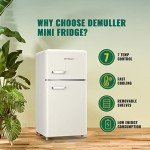 Retro 3.5 Cu.ft Compact Mini Fridge with Freezer