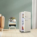 Retro 3.5 Cu.ft Compact Mini Fridge with Freezer