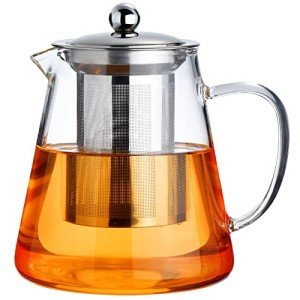 PARACITY 18.6 OZ Glass Teapot with Infuser
