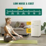 Retro 3.5 Cu.ft Compact Mini Fridge with Freezer