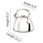 All-Clad Stainless Steel Silver Tea Kettle