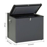 SMETA 3-Way Propane Chest Freezer for Camping