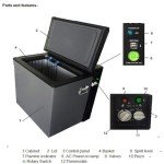 SMETA 3-Way Propane Chest Freezer for Camping