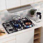 SIMOE 36-Inch Gas Cooktop with 6 Burners
