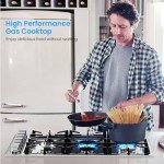SIMOE 36-Inch Gas Cooktop with 6 Burners