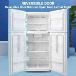 SMETA 30" Top Mount Frost Free Refrigerator 21 Cu. Ft