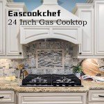 24-Inch Eascookchef Gas Stove Top with 4 Burners