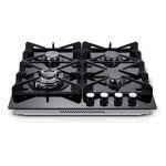 24-Inch Eascookchef Gas Stove Top with 4 Burners