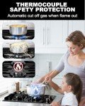 TOPWISH 2 Burner Propane Gas Cooktop, 12 Inch