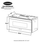 COSMO 30" Over-the-Range Microwave Oven 1.6 cu ft
