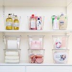 Vtopmart 6 Pack Clear Stackable Storage Bins