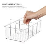 Vtopmart 8 Clear Food Storage Organizer Bins