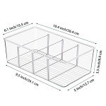 Vtopmart 8 Clear Food Storage Organizer Bins