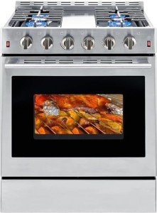 30" Freestanding Gas Range with Convection Oven
