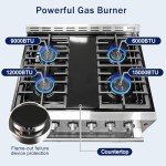 30" Freestanding Gas Range with Convection Oven