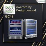 Equator Dual Zone Gourmet Center for 43 Bottles