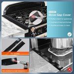 Stainless Steel Stove Gap Covers (2PCS)