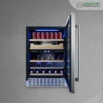Equator Dual Zone Gourmet Center for 43 Bottles