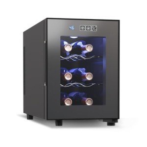 JINJUNYE 6-Bottle Wine Cooler with Digital Control
