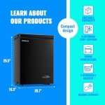 Compact 3.5 CU.FT Chest Freezer with Temperature Control