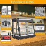 ROVSUN 26" Electric 3-Tier Food Warmer Display