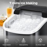 Countertop Nugget Ice Maker for Home & Office