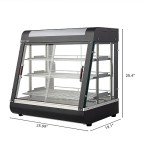 ROVSUN 26" Electric 3-Tier Food Warmer Display