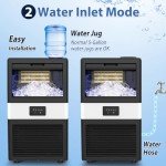 70LBS/24H Commercial Ice Maker for Home & Office