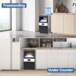 70LBS/24H Commercial Ice Maker for Home & Office