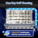 70LBS/24H Commercial Ice Maker for Home & Office