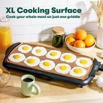 BELLA Electric Ceramic Griddle for 10 Eggs
