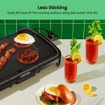 Chefman XL Electric Griddle with Removable Controls
