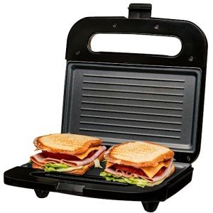 OVENTE Nonstick Electric Panini Press Grill, Black