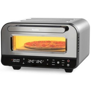 Pyukix Indoor Pizza Oven - 840℉, 12” Pizzas in 2 Min