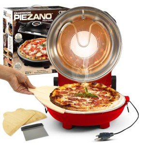 Granitestone Portable Electric Pizza Oven - Red