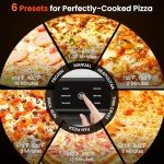 Pyukix Indoor Pizza Oven - 840℉, 12” Pizzas in 2 Min