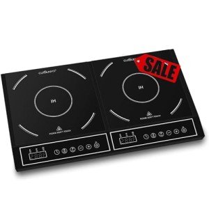Cuisunyo 1800W Double Induction Cooktop Burner