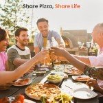 Pyukix Indoor Pizza Oven - 840℉, 12” Pizzas in 2 Min