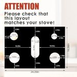 Gas Stove Top Covers - 2 Pack Reusable Liners