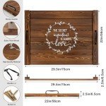 Wooden Noodle Board Stove Cover with Handles