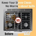 Gas Stove Top Covers - 2 Pack Reusable Liners