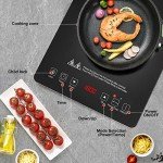 AMZCHEF 1800W Portable Induction Cooktop Burner